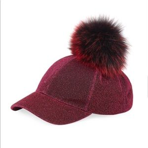 🎉2X HP🎉. NeImann Marcus REAL FOX Pom Pom Hat
